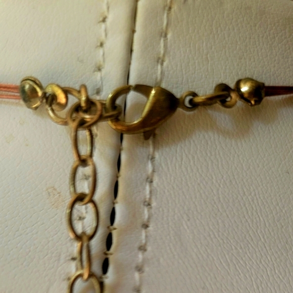 Waterline Agate-Hand-Polished Pendant Bead Necklace 9" - Picture 4 of 4